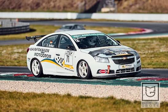 Chevrolet Cruze touring car on race track